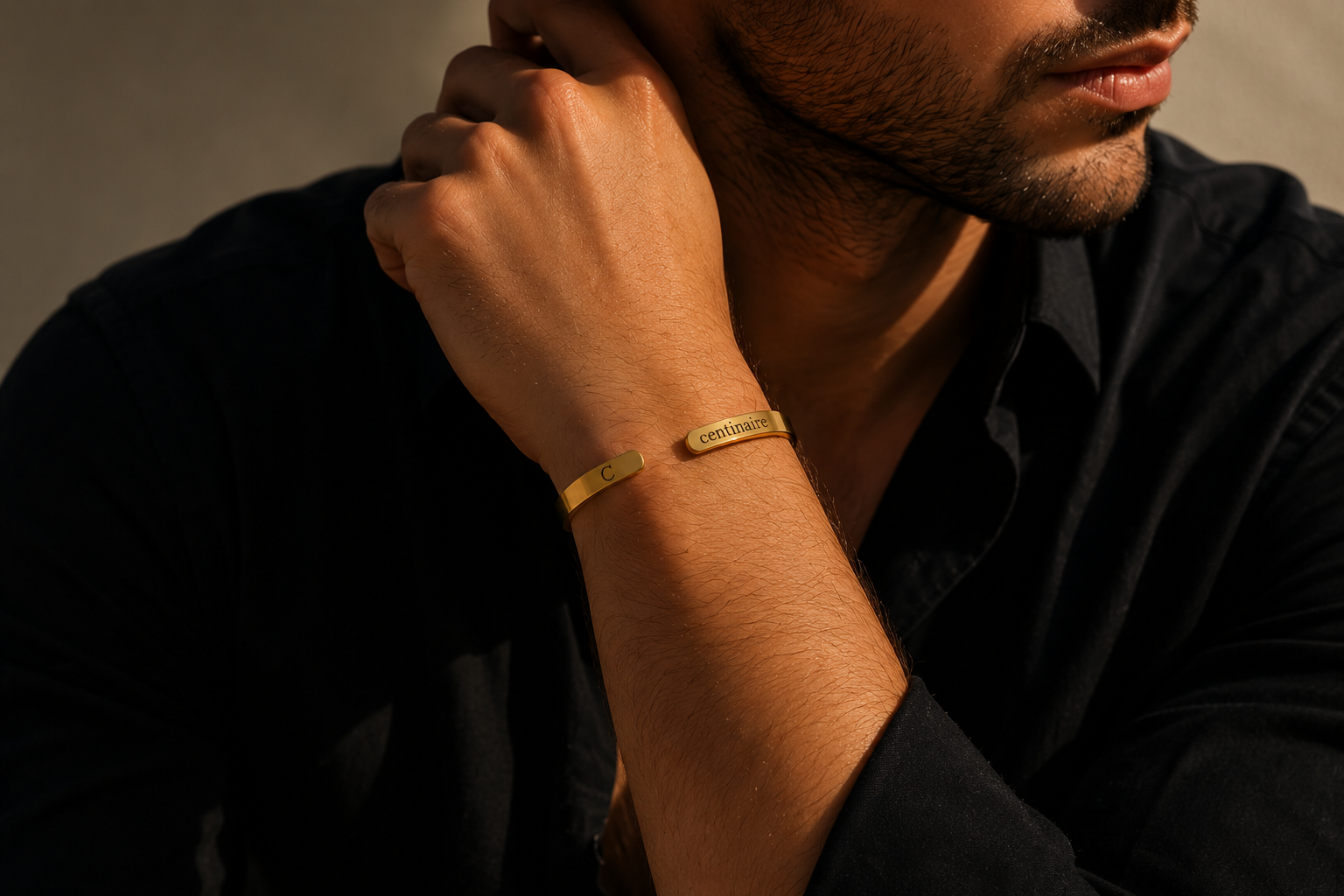 Pulseira dourada Centinaire