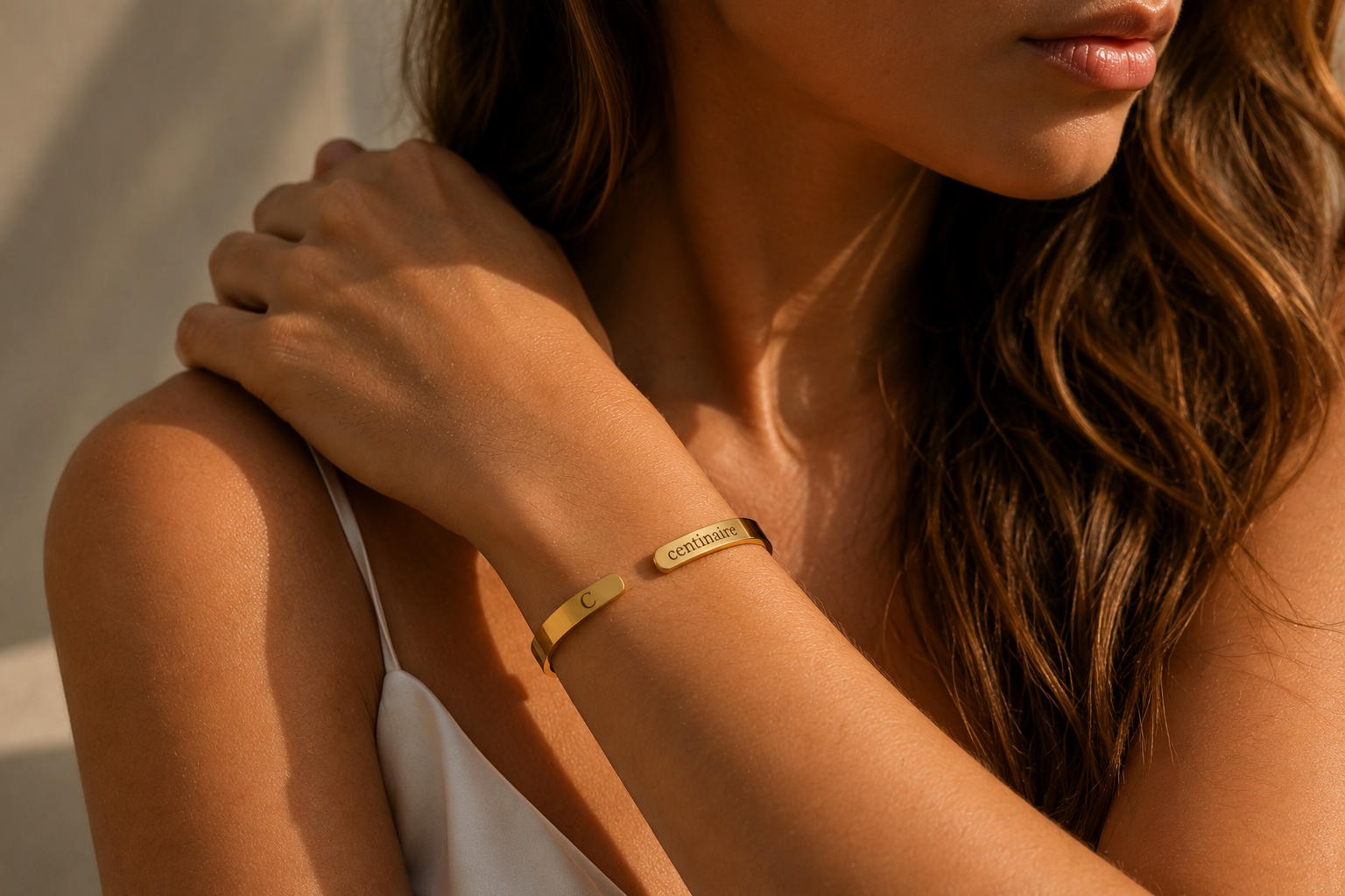Pulseira dourada Centinaire